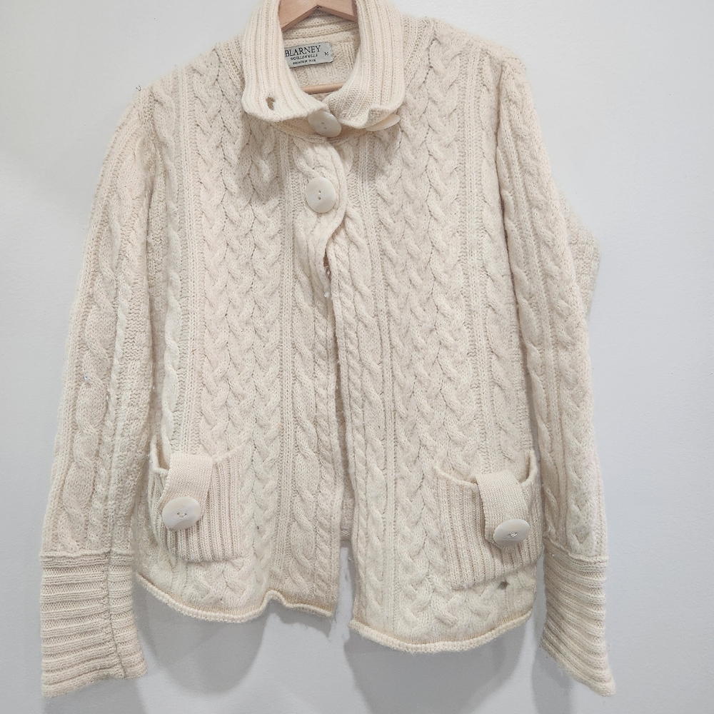 Vintage Blarney 100% Merino Wool Sweater Medium